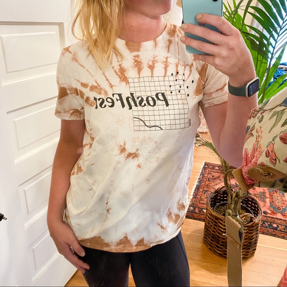 Poshfest 2020 tie dye tee